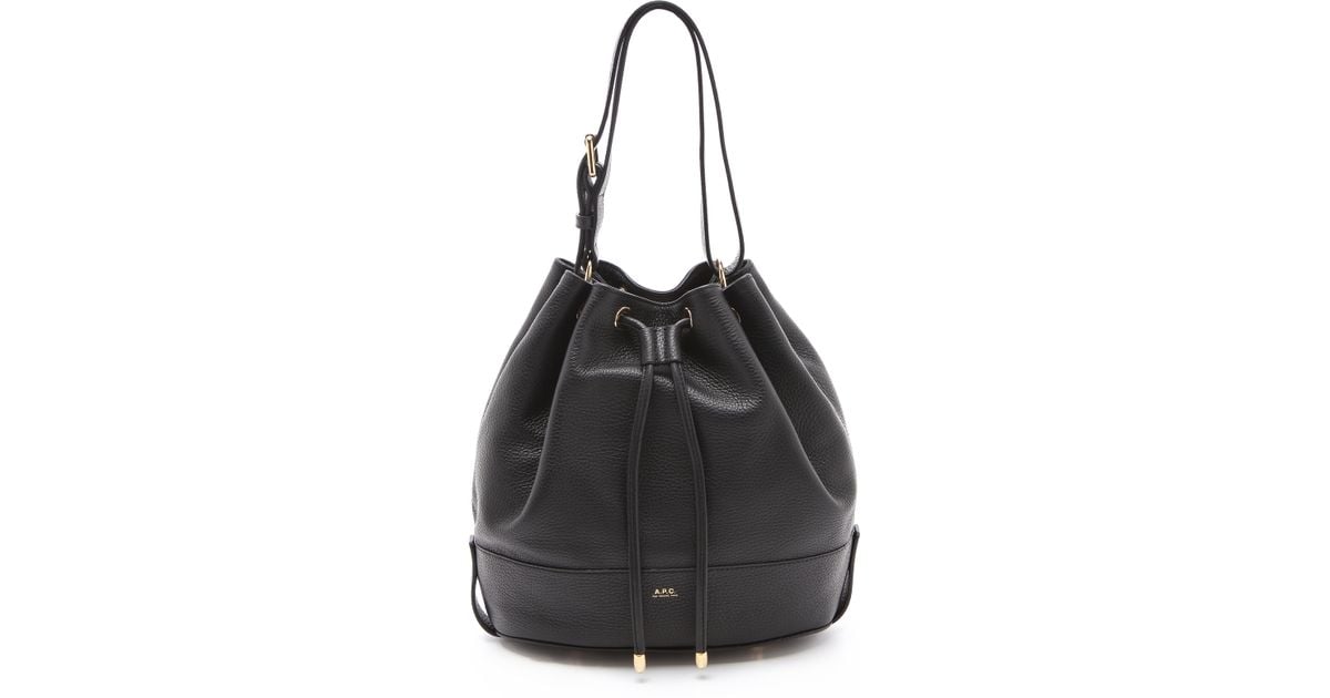 A.P.C. Bucket Bag in Black Lyst