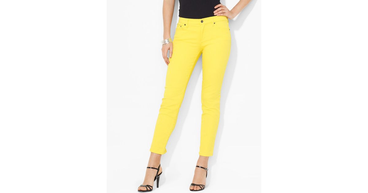 ralph lauren yellow jeans