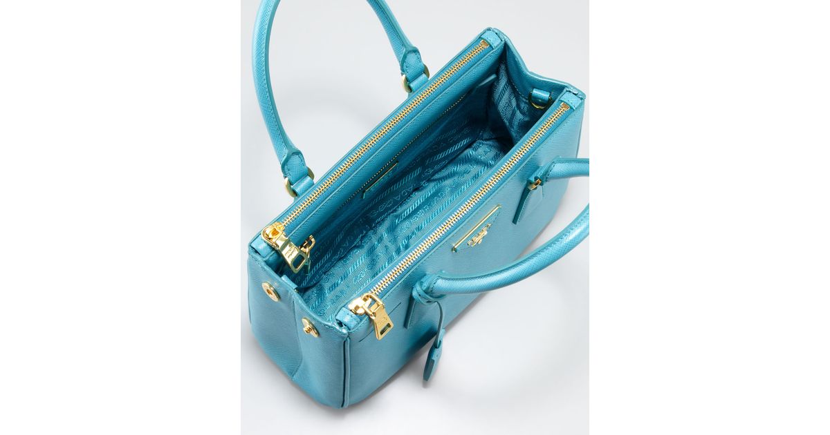 prada turquoise bag