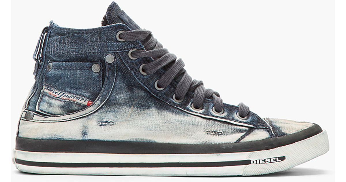 diesel denim shoes