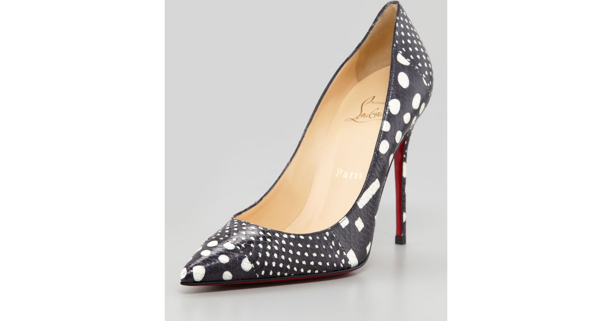 fake louboutin - Christian louboutin Decollette Polkadot Watersnake Red Sole Pump ... fake louboutin - Christian louboutin Decollette Polkadot Watersnake Red Sole Pump ...