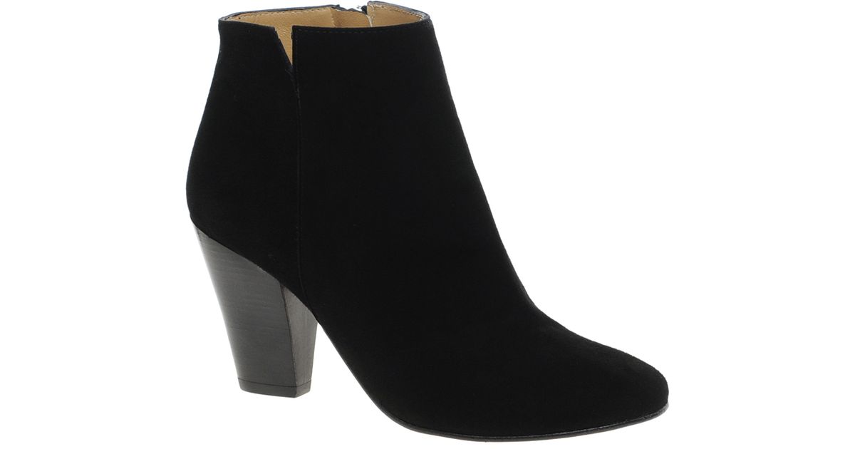 Whistles Kir Royale Black Suede Ankle Boots Lyst