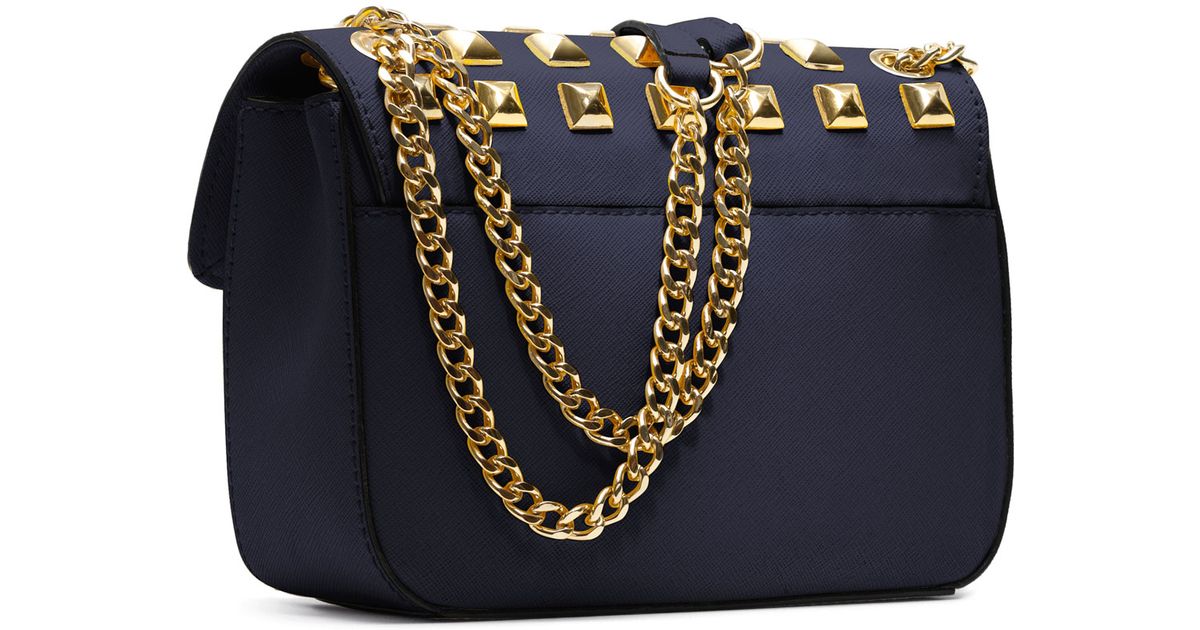 mk sloan pyramid-stud flap