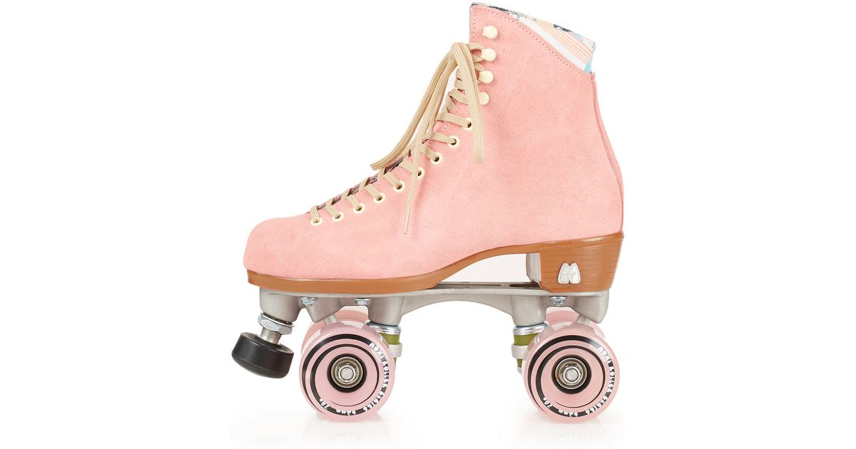 TOPSHOP Pink Roller Skates - Lyst