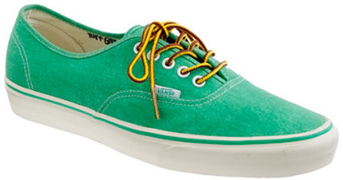 vans j crew washed canvas authentic
