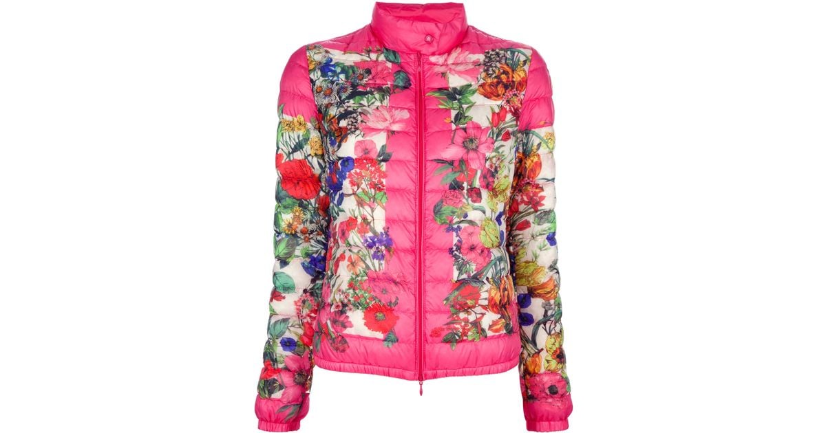 Moncler floral coat sales