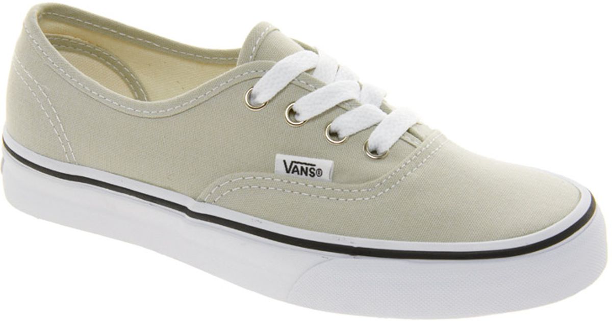 vans authentic grey violet classic lace up trainers in light up vans
