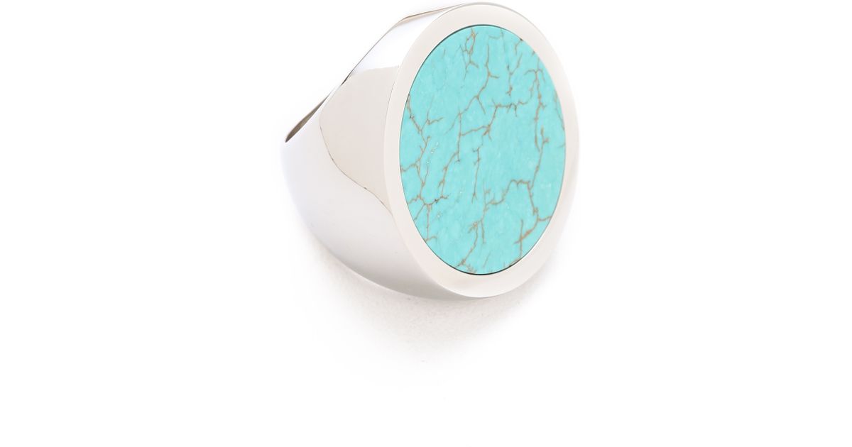 mk turquoise ring