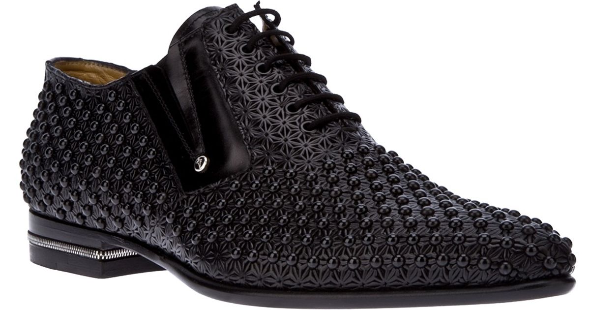 Cesare Paciotti Studded Lace Up Shoe in Black for Men Lyst Cesare Paciotti Studded Lace Up Shoe in Black for Men Lyst