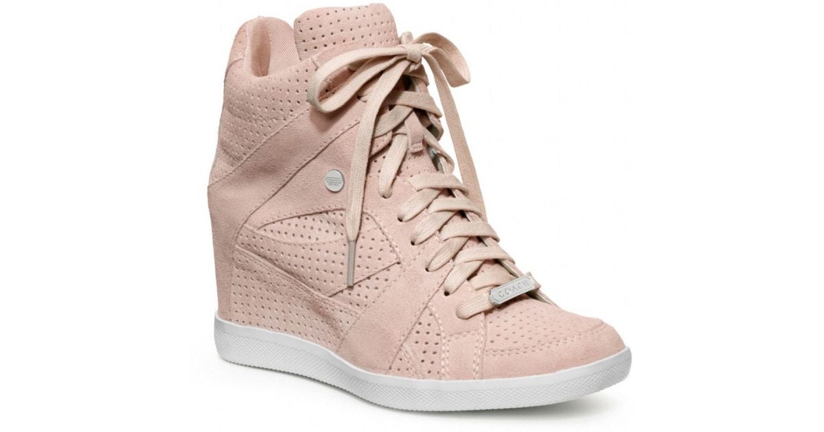 coach wedge sneakers