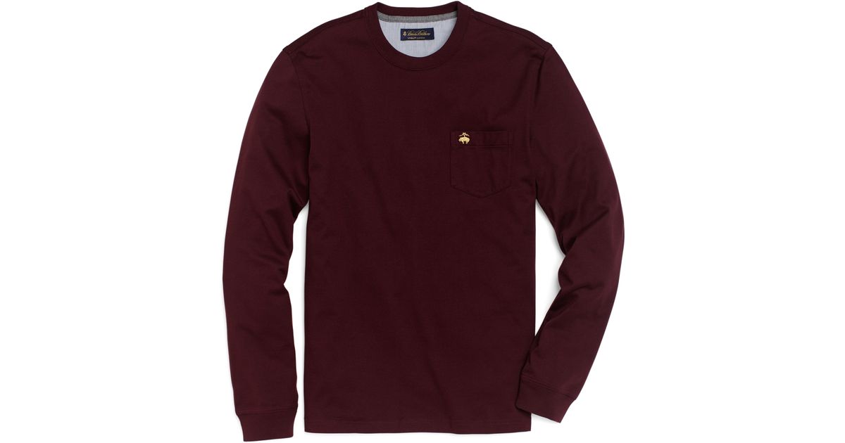 brooks brothers long sleeve t shirt