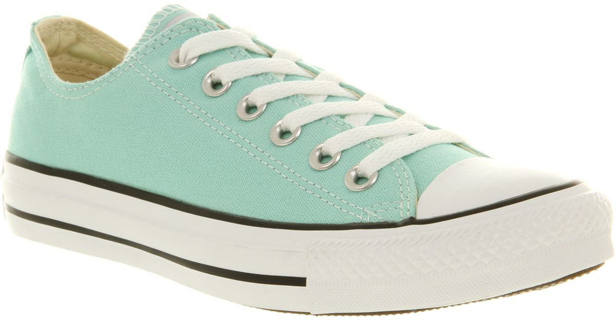 Converse All Star Ox Low Beach Glass Turquoise in Green for Men | Lyst
