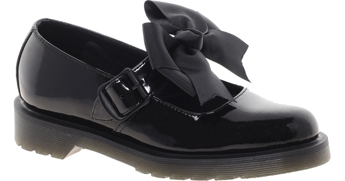 Dr. Martens Mariel Bow Mary Jane Shoes in Black | Lyst