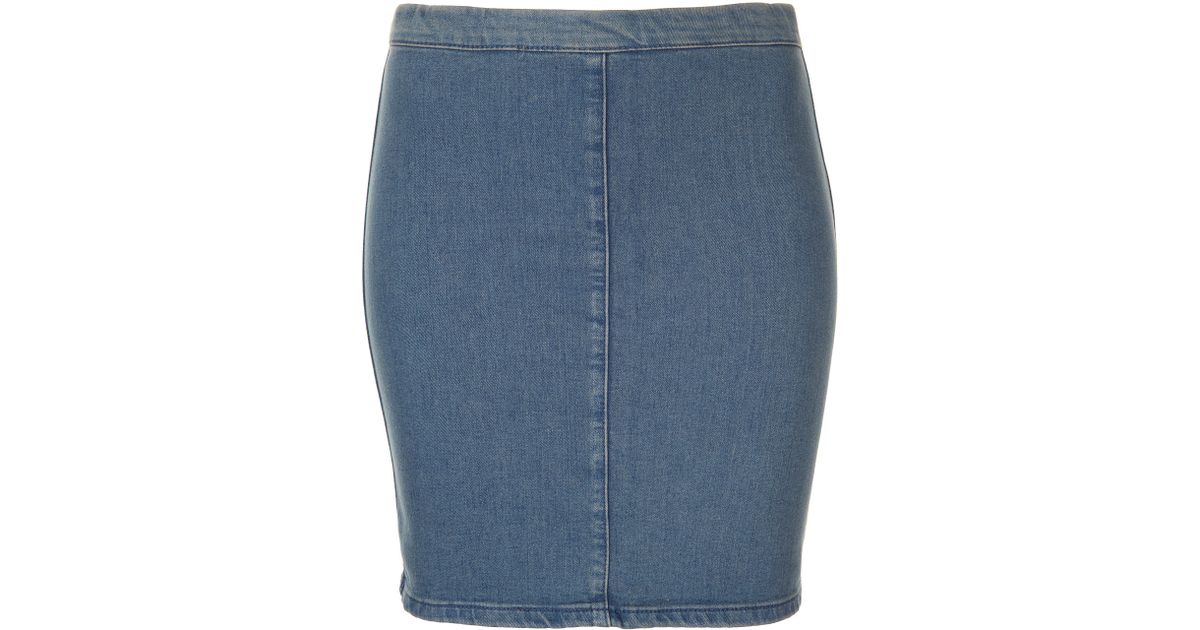 bodycon denim skirt
