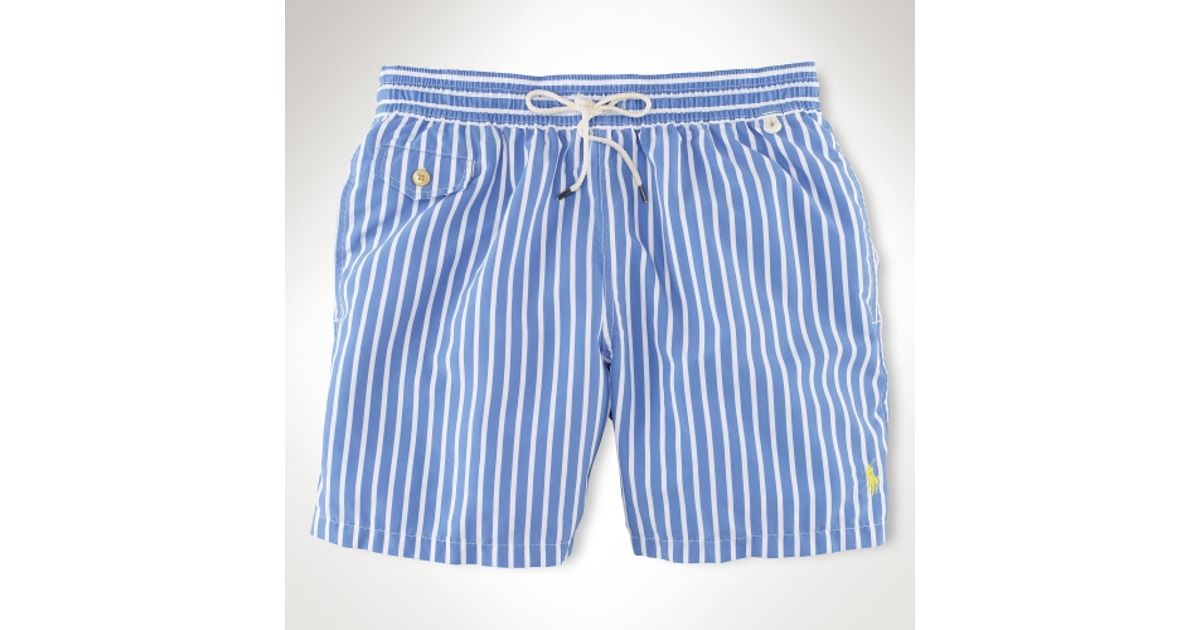 Ralph lauren striped swim shorts Clearance