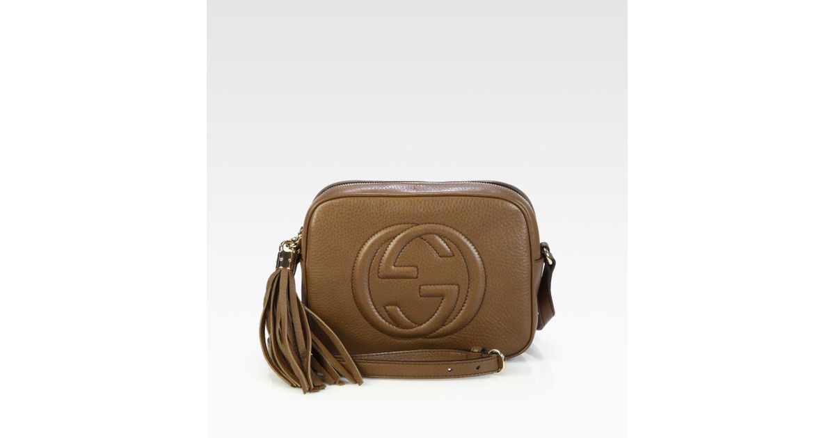 brown gucci disco bag