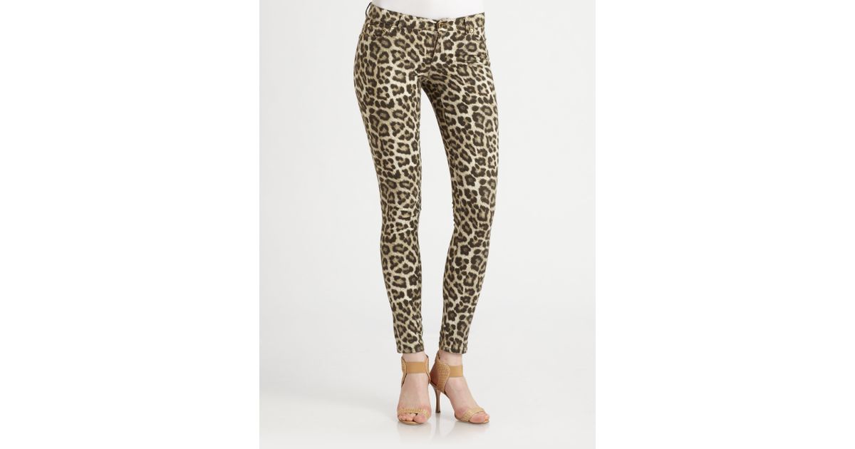 michael kors leopard pants