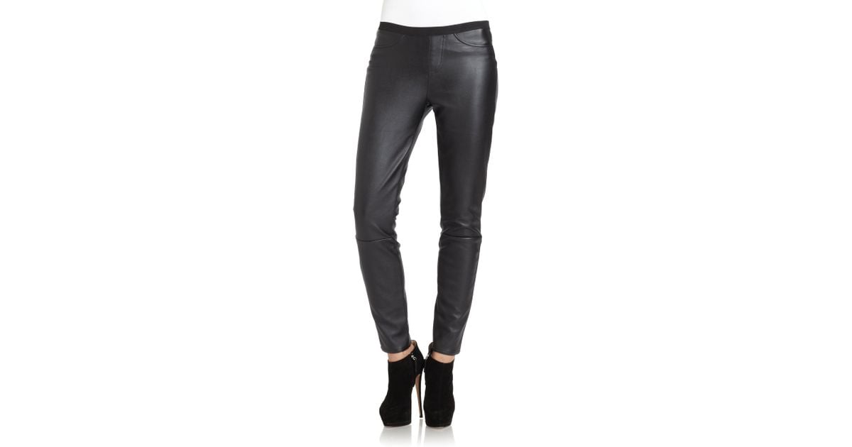 mens faux leather pants australia