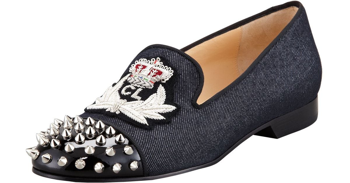 cheap christian louboutin loafers - christian louboutin intern spiked velvet loafers, christian ... cheap christian louboutin loafers - christian louboutin intern spiked velvet loafers, christian ...