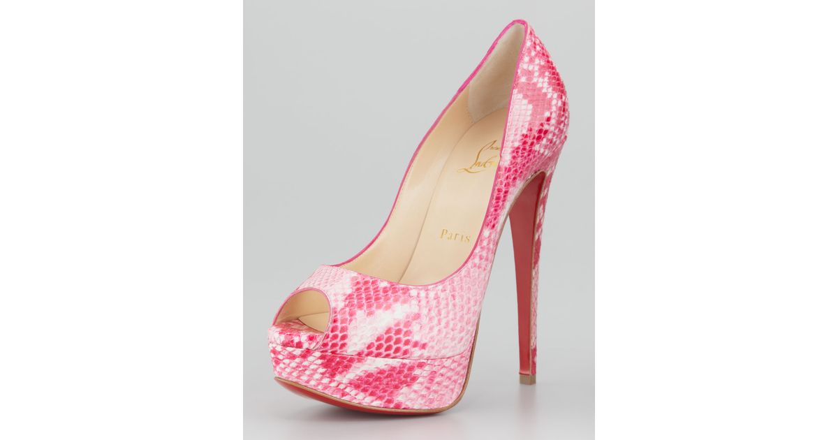 pink christian louboutin