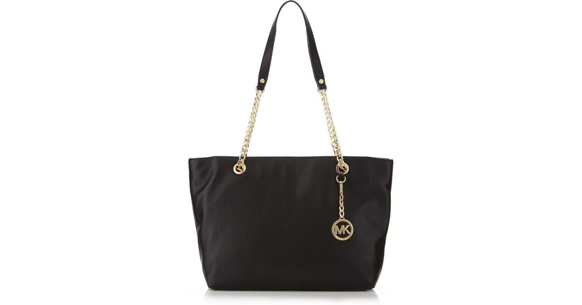 michael kors black tote bag