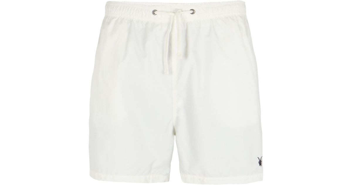all white swimming trunks