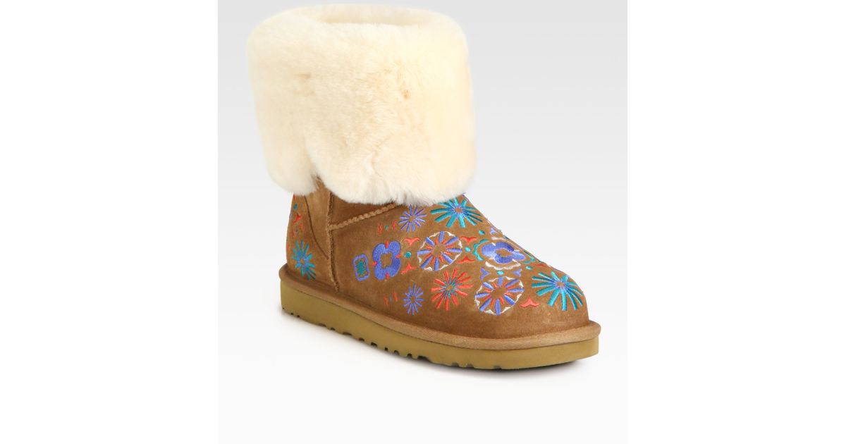 embroidered uggs