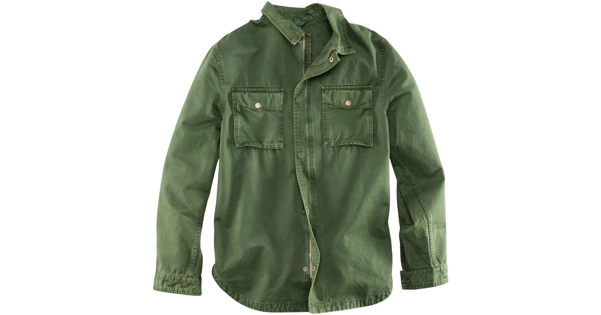 shirt jacket green