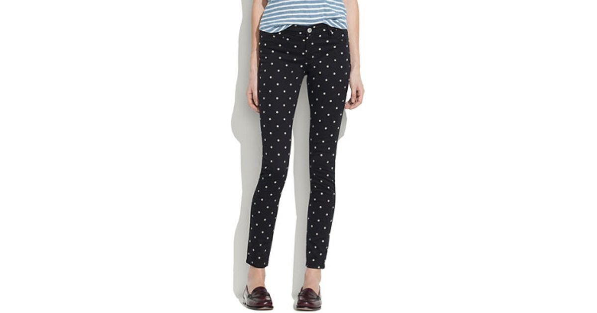 madewell polka dot jeans