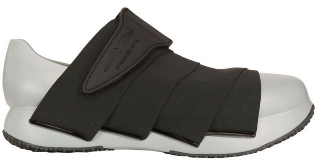 Fessura Ultra Light Elastic Band Sneakers in Grey/Black (Gray) for Men ...