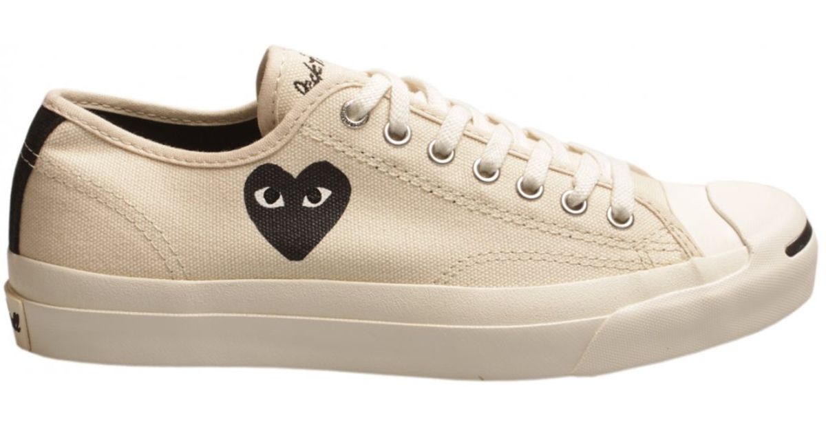 cdg converse black heart