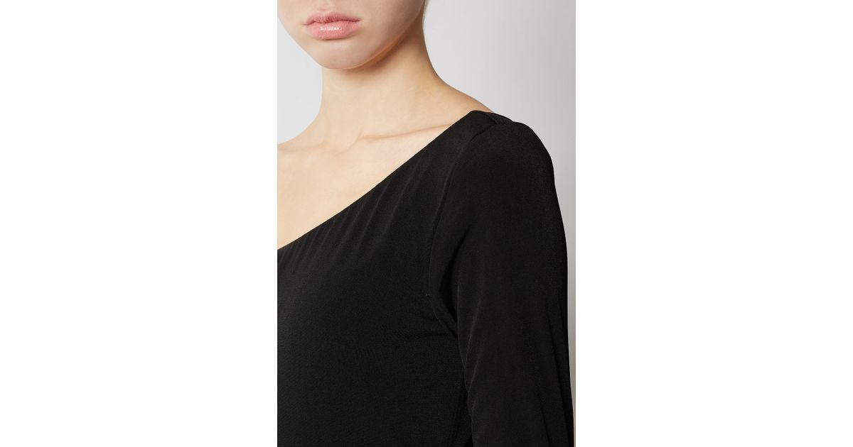 topshop one sleeve maxi dress