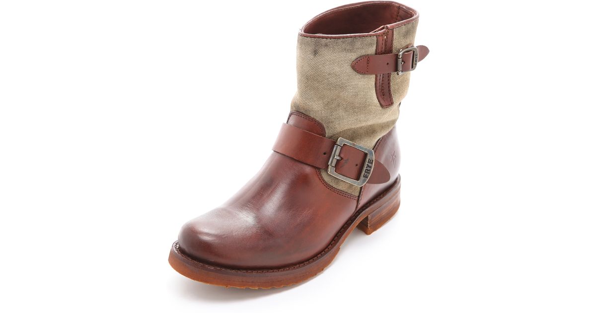 frye canvas boots