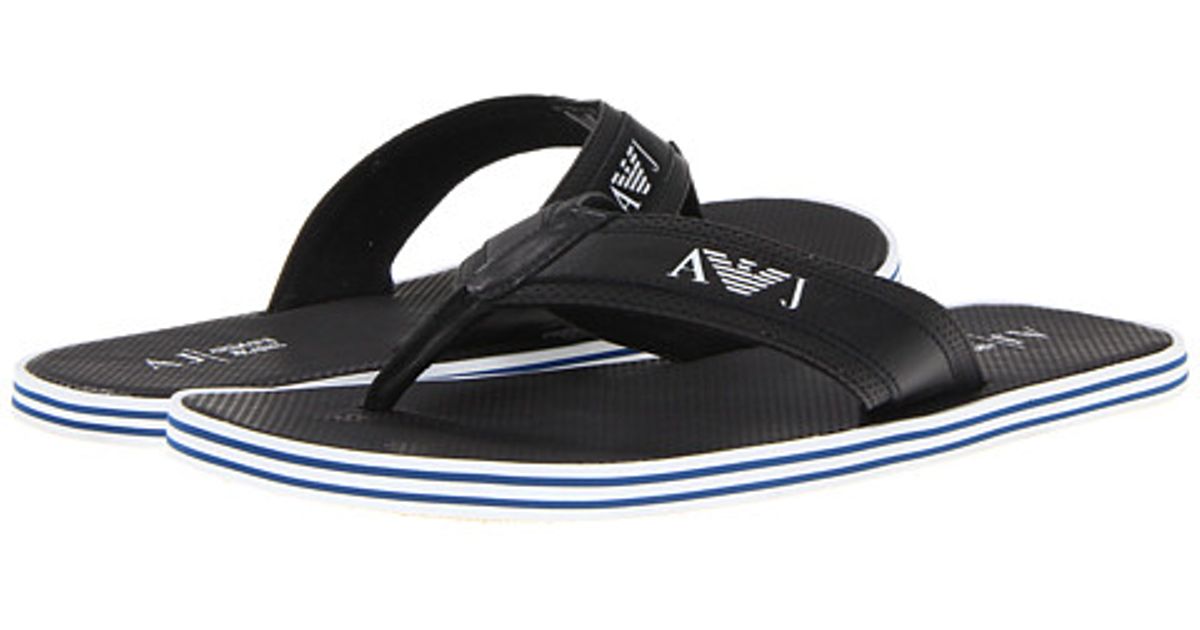 armani flip flops mens