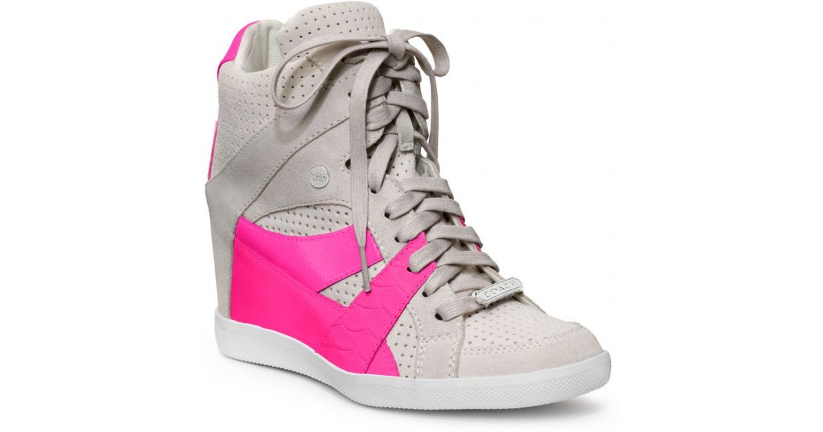 coach page sig recycled wedge