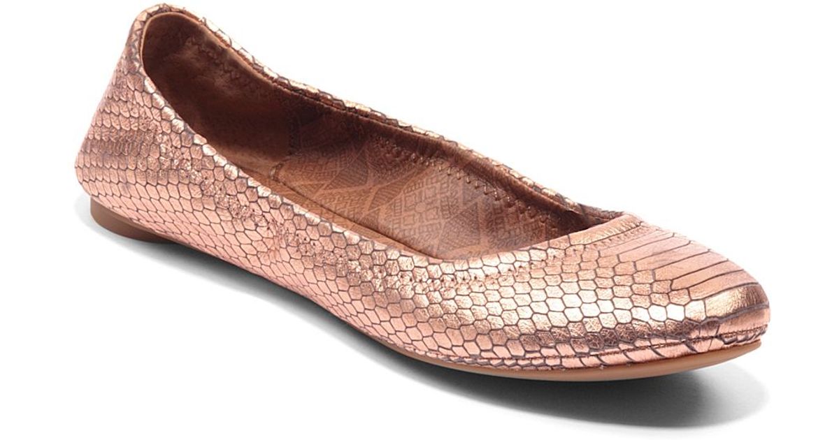 lucky brand gold flats