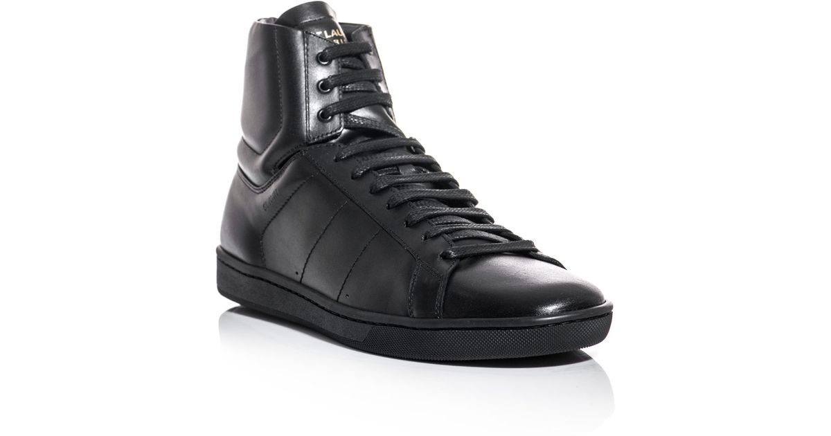 saint laurent trainers black