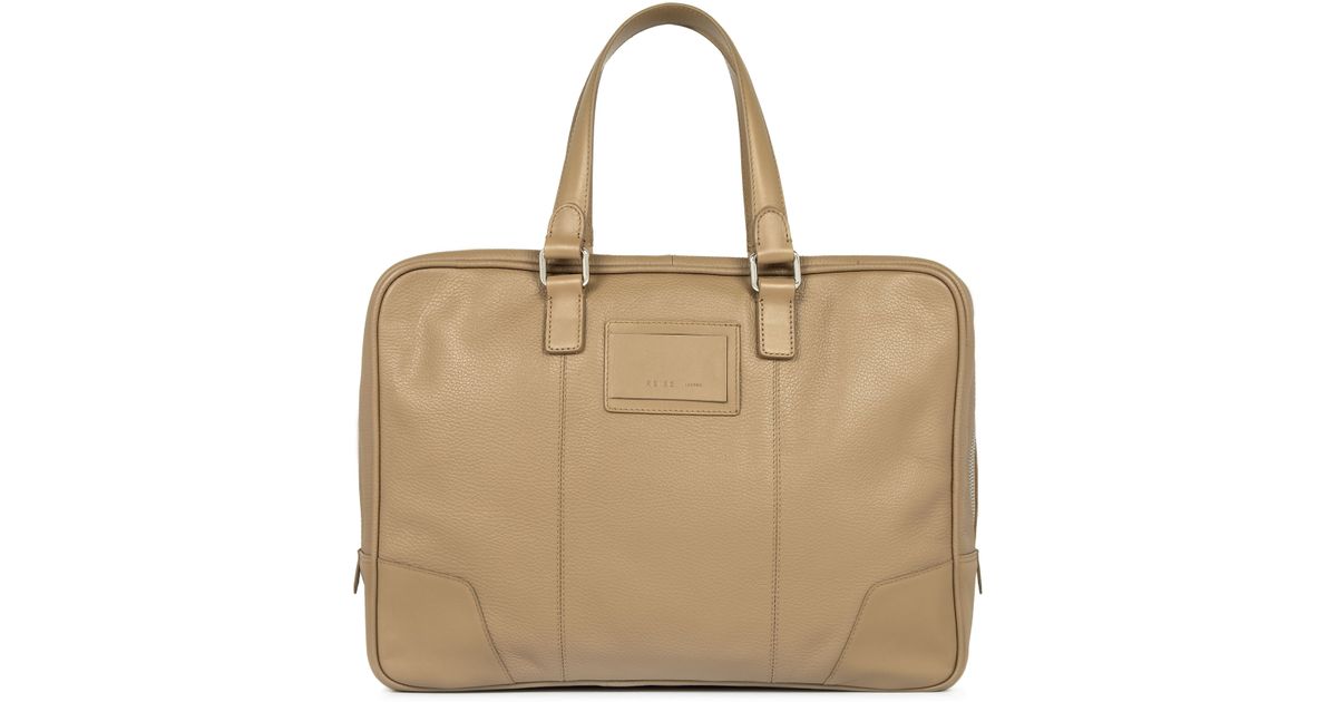 Reiss Barrington Business Bag In Natural For Men Lyst