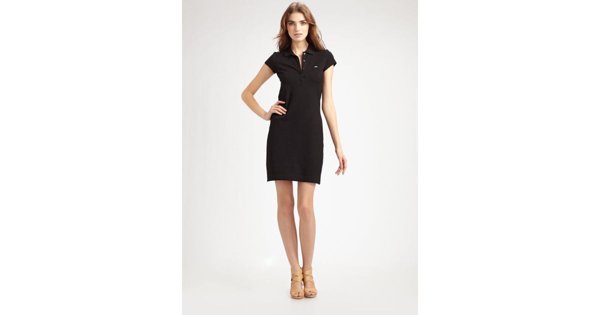 lacoste black dress