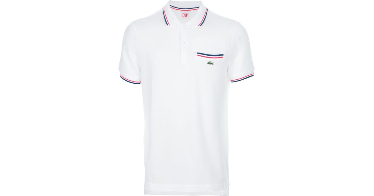 lacoste polo shirt with pocket