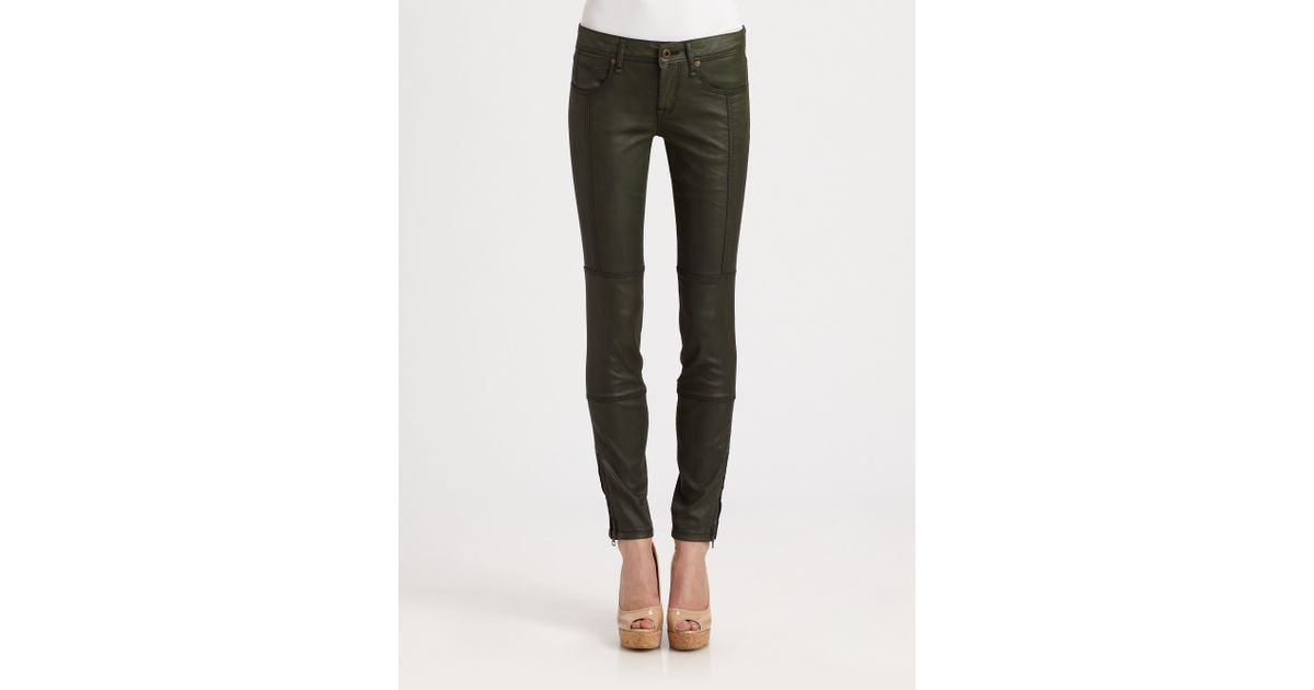 burberry jeans green