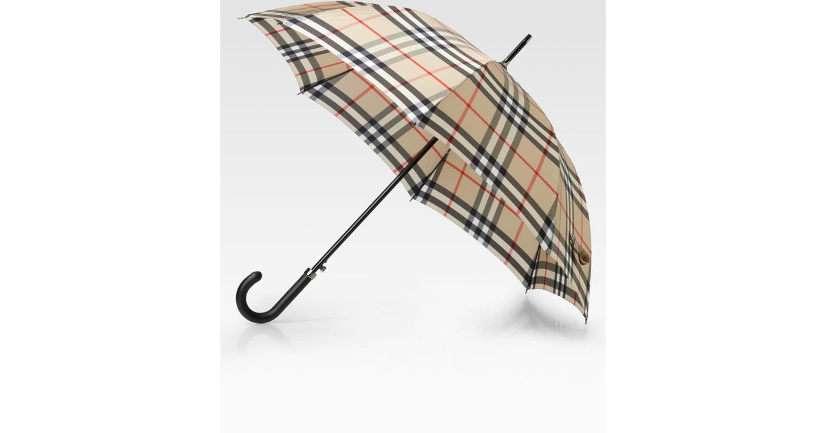 burberry check umbrella