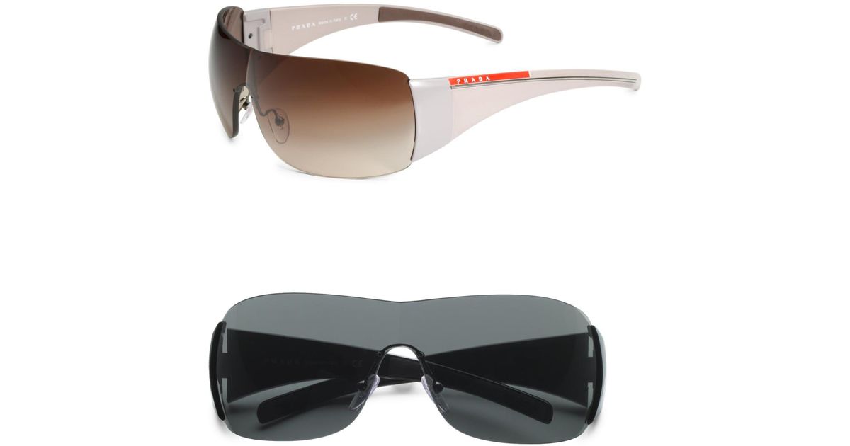 prada shield sunglasses