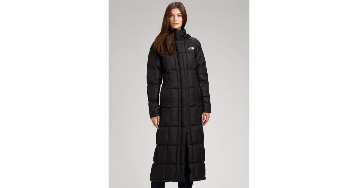 north face long puffer jacket