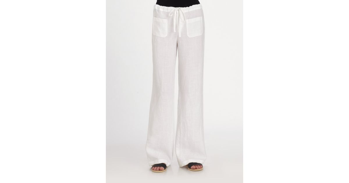 vince white pants