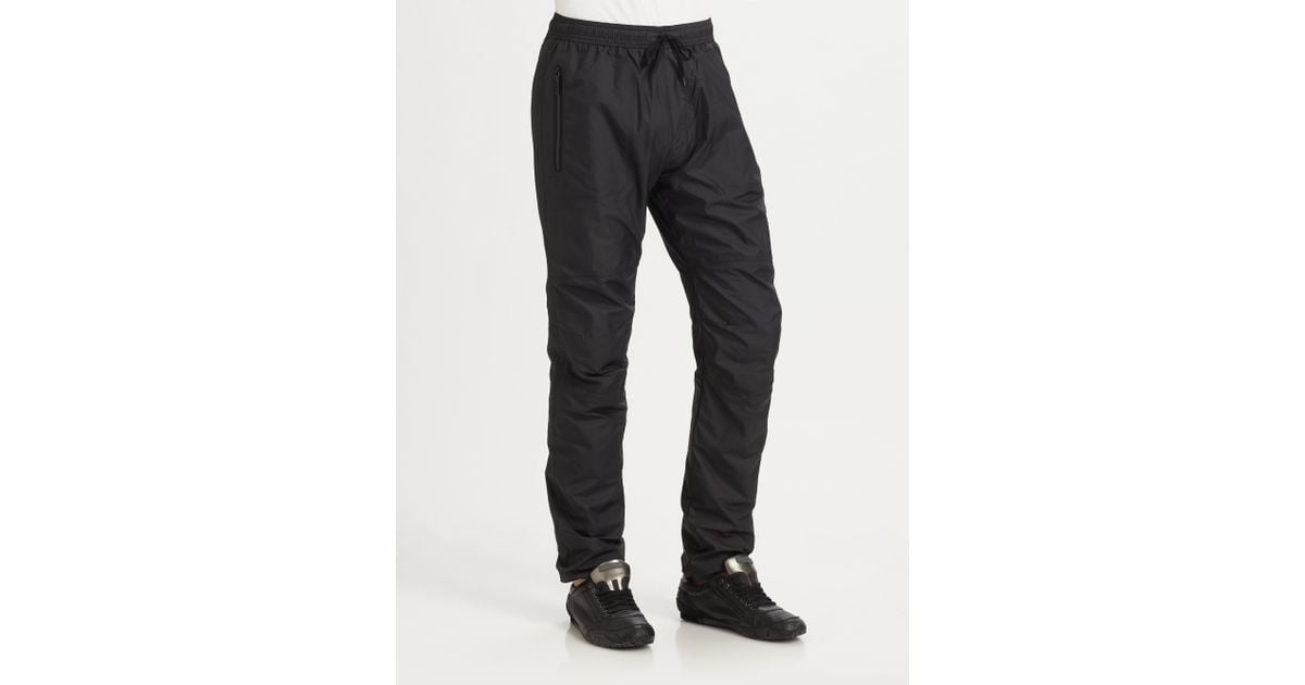 Burberry Ripstop Nylon Trousers in Black for Men | Lyst