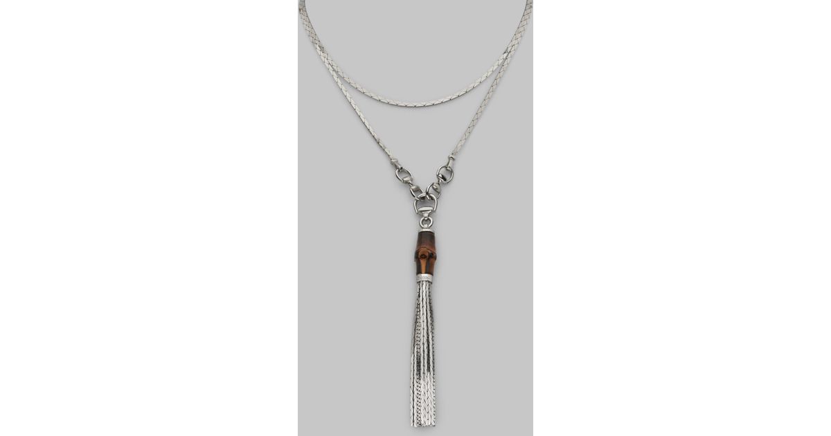 gucci bamboo necklace