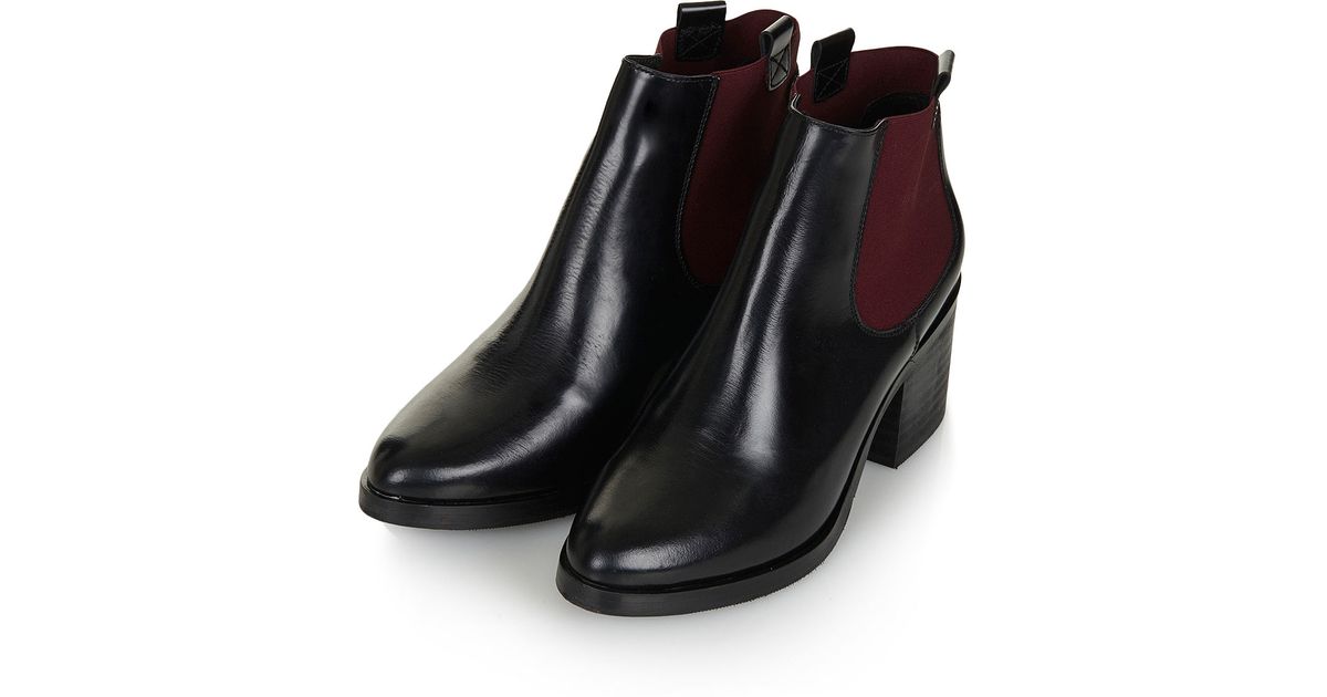 mid heel chelsea boots
