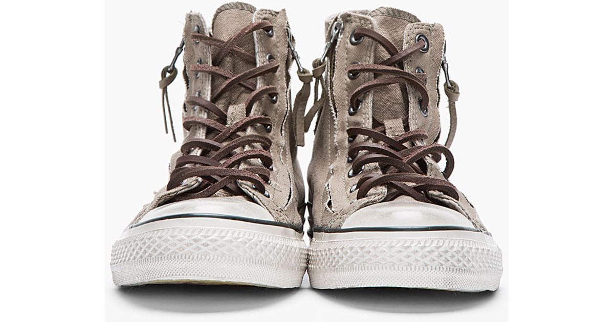 Converse Dusty Brown Chuck Taylor All Star Double Zip Duck Canvas ...