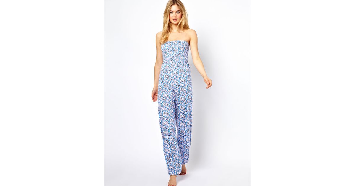 bandeau harem jumpsuit